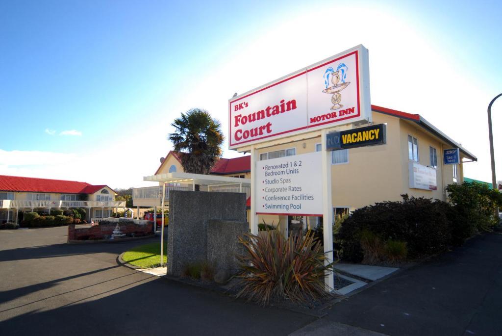 Bk'S Fountain Court Motel Napier Eksteriør billede